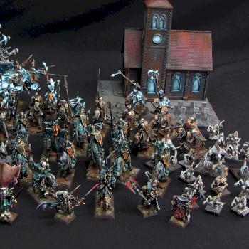 Vampire Counts Army with a church diorama by Awaken Realms