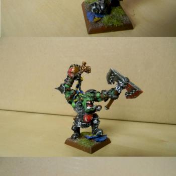 Grimgor Ironhide Black Orc Warboss by Jorne
