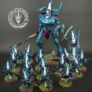 Eldar wraith host by RezoAmalio