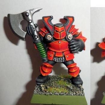 WFB, old school Warrior of Chaos by bajdur