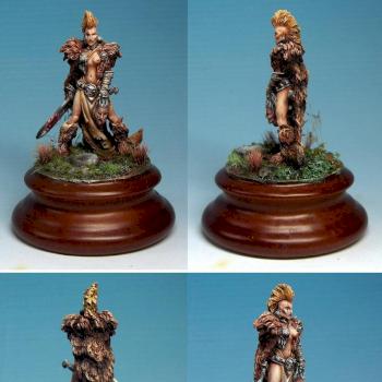 Virago by chaotic landscape