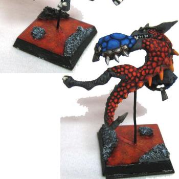 Fire Lizards - Saurus Champion by BadPeople