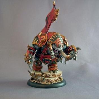 Skorne battle titan front pose by bloodfang