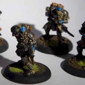 Warmachine Cygnar Trenchers by dj.waffles