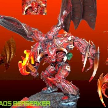 Daemon prince of Khorne by chaos berserker