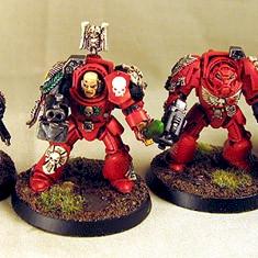 Blood Angel Terminator Squad by slorak