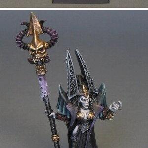 Dark Elf Sorceress by GriffinPainting