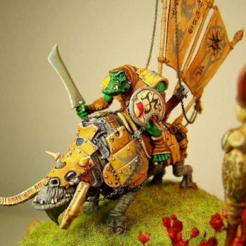 Ork Standard Bearer by Arimil