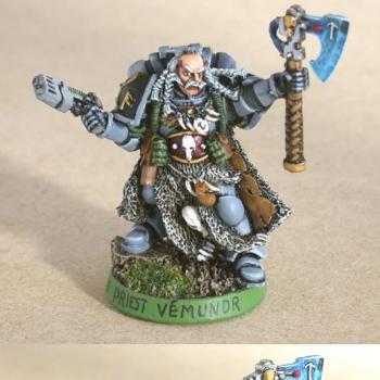 Space Wolf Rune Priest by paulc