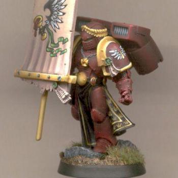 Blood Angels Honor Guard Standard Bearer by FlorianKnoll
