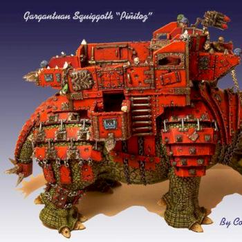 Gargantuan Squiggoth Ork by Concha