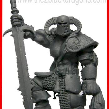Chaos Warrior / barbarian Marauder champion by Beowahr