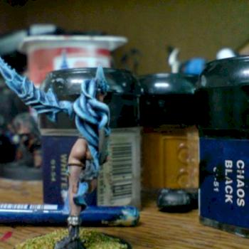 Ice Blue Daemonette (Back) by Williamthenewbie