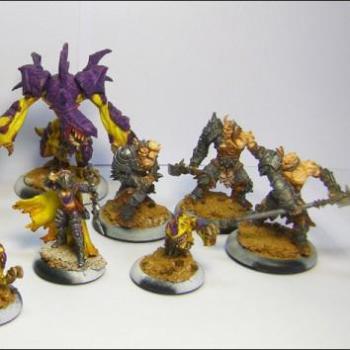 Lylyth Battlegroup (Legion of Everblight) by zhovtenko