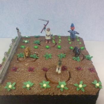 Farmer Maggot with Dogs Diorama by Ricardo