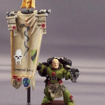 Emperor's Fangs Company Standard Bearer by digital redneck