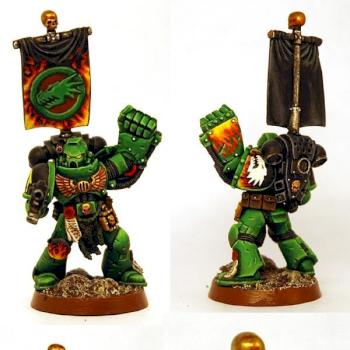 Salamander Spacemarine Vet Sgt by KBig