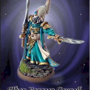 Eldar Farseer Council by gothicarmy