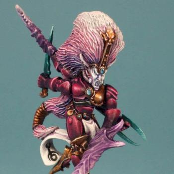Chaos Slaanesh Blademistress by Mudski