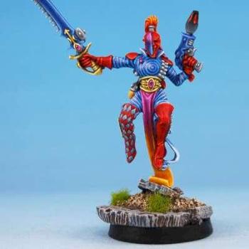 40K Eldar Harlequin by skullboy