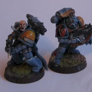 Space Wolf Grey Hunters by BigWhiteBear