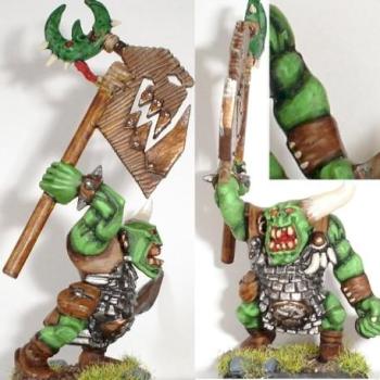 Horned ork by EdE