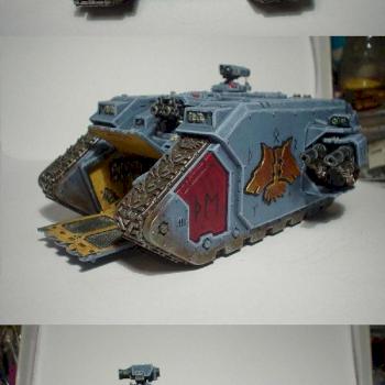 Land Raider MK3 Space Wolves by elfgidrungal