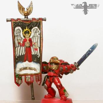 Blood Angels Standard Bearer by thatguyjames