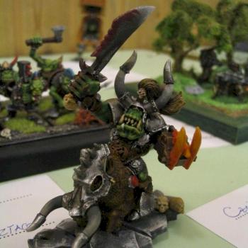 Warboss on super cyboar by Balage L.