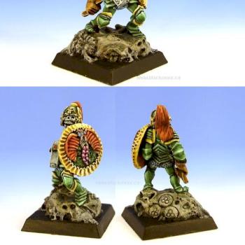 Vintage Skull faced Chaos Warrior by SaxonAngel