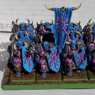Slaanesh Warriors by Steve D