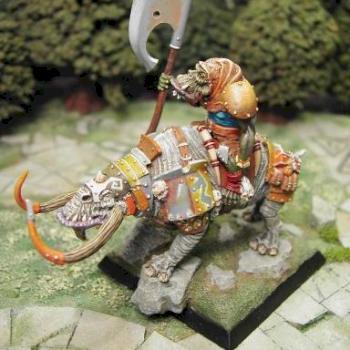 orque chevaucheur de brontops hache by general maximus