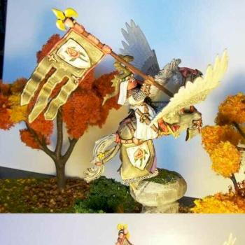 Bretonnian Pegasus Knight by longbow