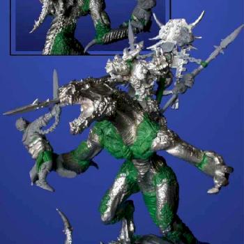 Saurus lord VS Bretonian Hero [2] by Golden dragon italy