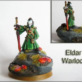 eldar warlock with hagun zar by frostysly