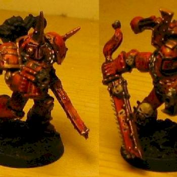 Khorne Berzerkers Berserkers by MKJ