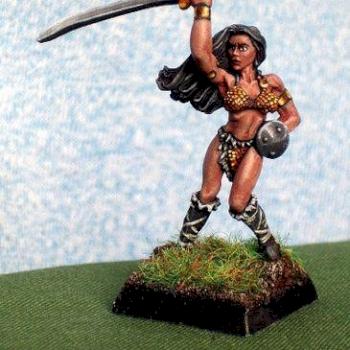 Tyden - female barbarian by jenkwang