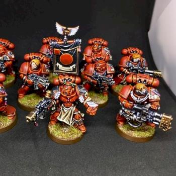 BLOOD ANGELS TACTICAL SQUAD Warhammer 40k pro painted by juanlurockerman