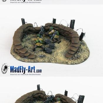 Steel Legion Heavy Bolter Team by MadFlyArtStudio