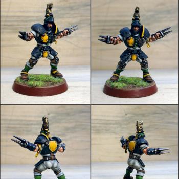 Blood Bowl Averland player by AloneInTheDark