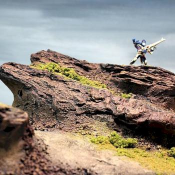 Large Rocky Hill by 3T Art