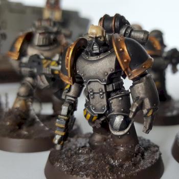 Iron Warriors Tactical Squad Sergeant by The_Great_Potato_Mage