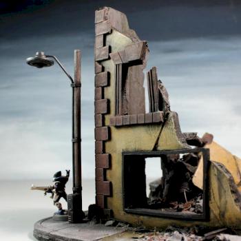 Corner Urban Ruins by 3T Art