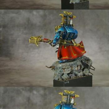Space marine librarian in terminator armour by WDBR