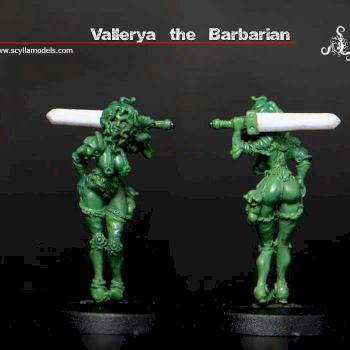 Vallerya the Barbarian by Scylla Models