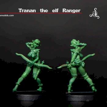 Tranan the elf ranger by Scylla Models