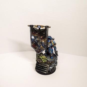Ultramarine standard bearer by Jameswilliams244