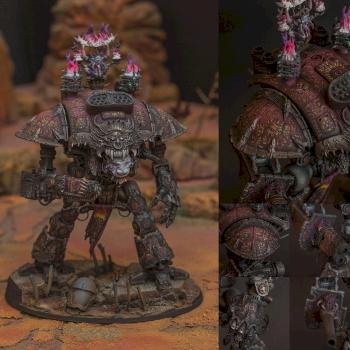 Word Bearers Chaos Renegade Knight by Flasher