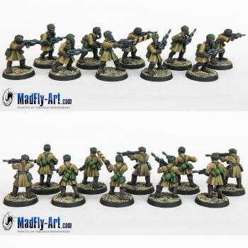 Steel Legion Infantry Squad 7 by MadFlyArtStudio