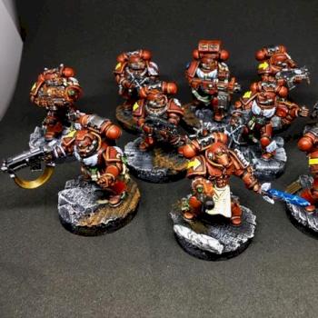 BLOOD ANGELS TACTICAL SQUAD Warhammer 40k by juanlurockerman